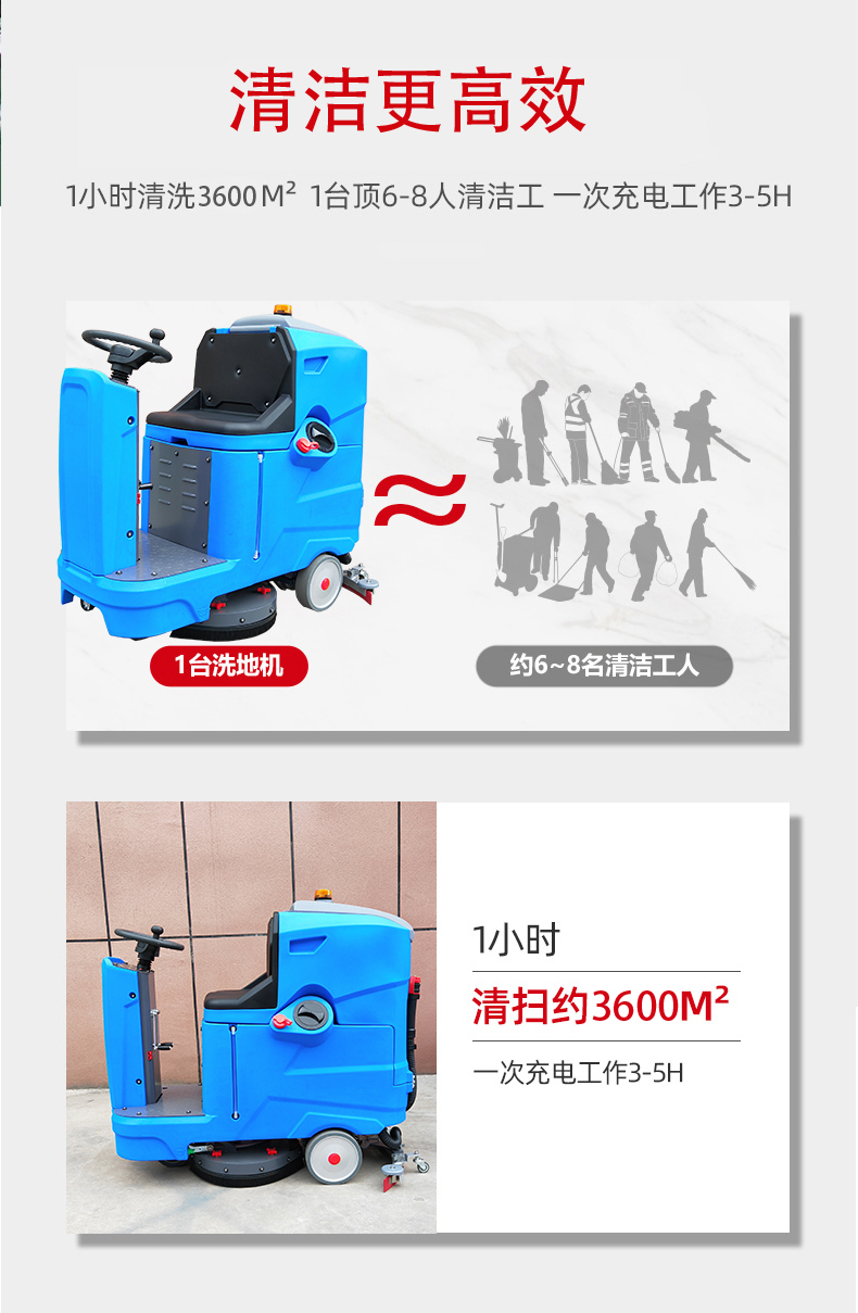 梧州驾驶式洗地机更适合用在高铁站